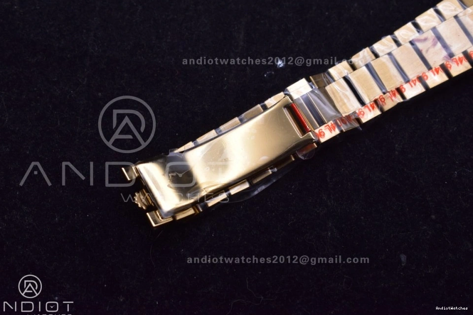 President V5 Steel Silver Best 699 DayDate vr3255 Weight) YG with Edition (Gain QF on Durable Bracelet 904L Dial 36 Roman Markers 0301